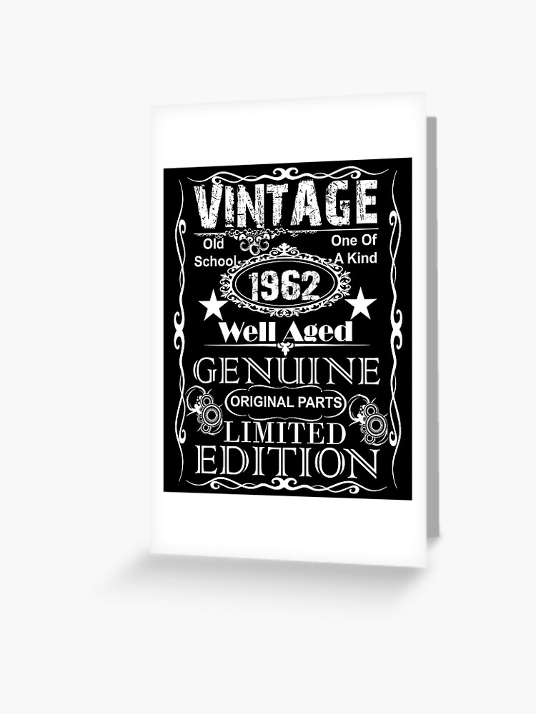 57th Birthday Gift Tote Shopping Cotton Bag Ancient 1962 Matured To Perfection