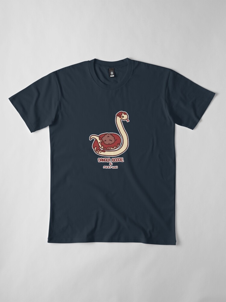 Alternate view of Danger noodle & Meatball Premium T-Shirt