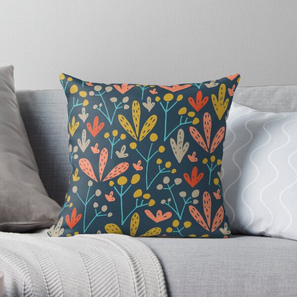 Volonté bleue Coussin