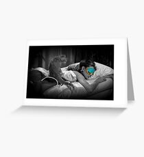 Holly and Cat - Breakfast at Tiffany's Greeting Card