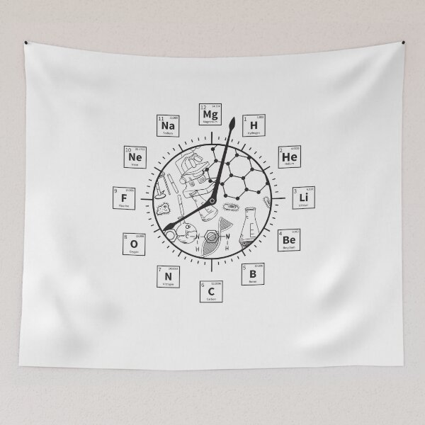 Item preview, Periodic Table Clock Funny Chemistry Geek Gift designed and sold by Hananiah Merch.
