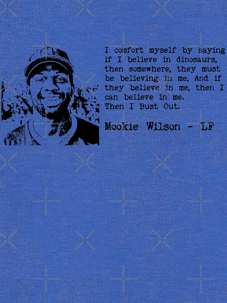 Mookie Wilson Believes In Dinosaurs Essential T-Shirt for Sale by