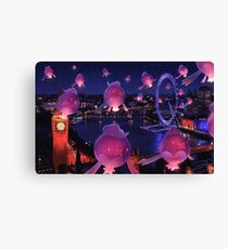 Lights Over London Canvas Print
