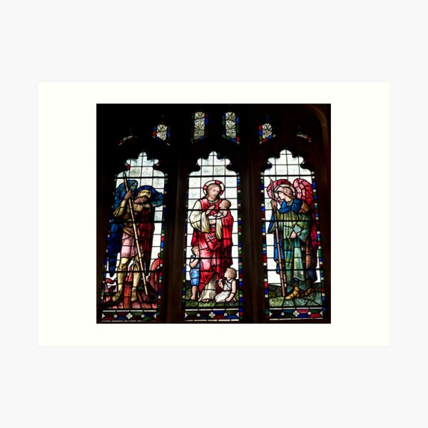 Stained Glass Window 0030 Art Print