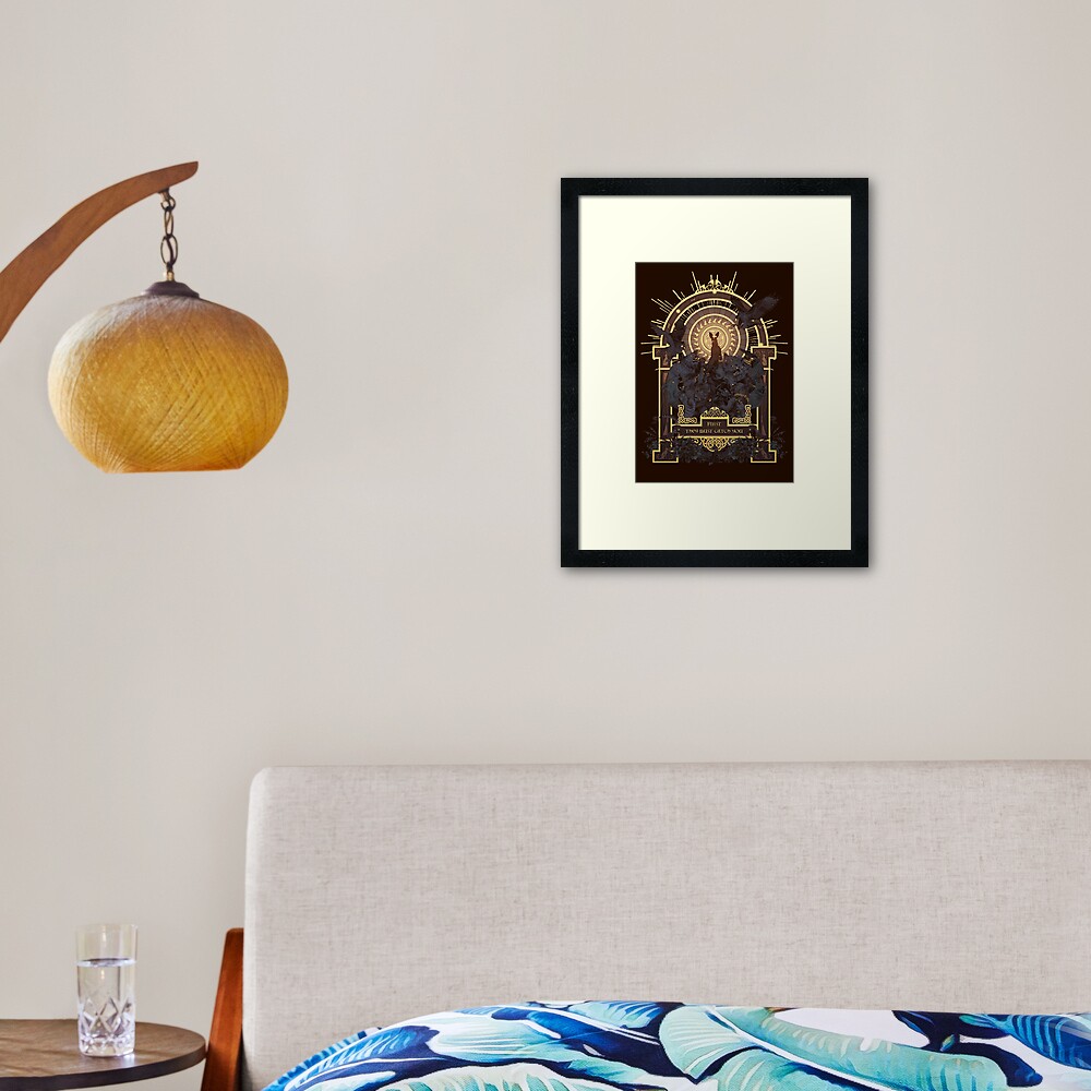 First They Must Catch You Framed Art Print
