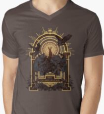 First They Must Catch You V-Neck T-Shirt