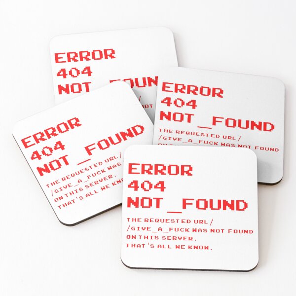 Item preview, ERROR 404 FUCKS NOT FOUND Shirt designed and sold by aydapadi.