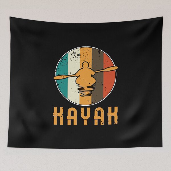 Item preview, Kayak boat saying gift rowing river canoe nature retro designed and sold by Franja2.