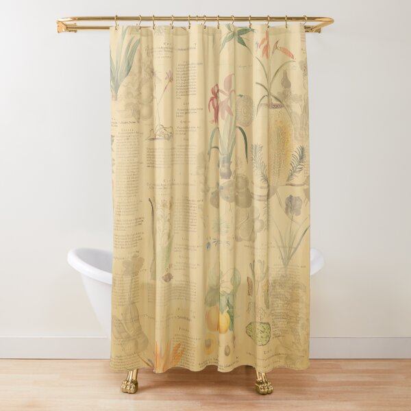 Historic botany Shower Curtain