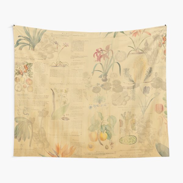 Historic botany Tapestry
