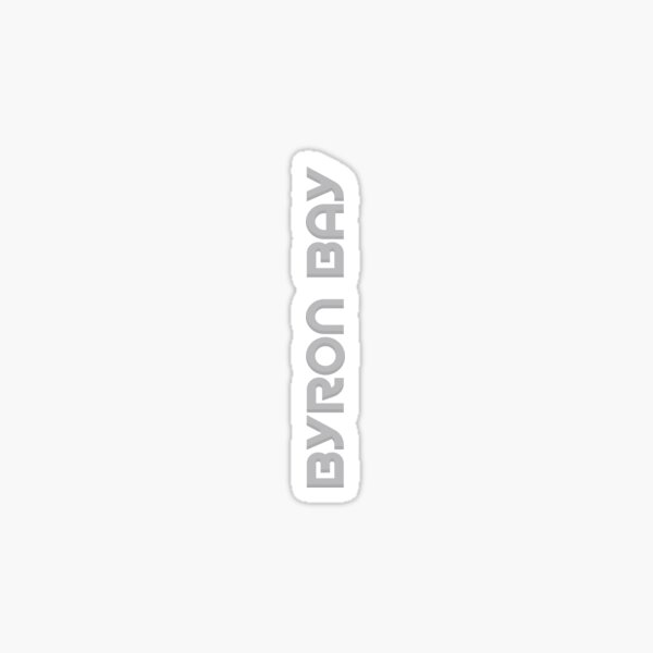 Item preview, Byron Bay Vertical Text designed and sold by designkitsch.