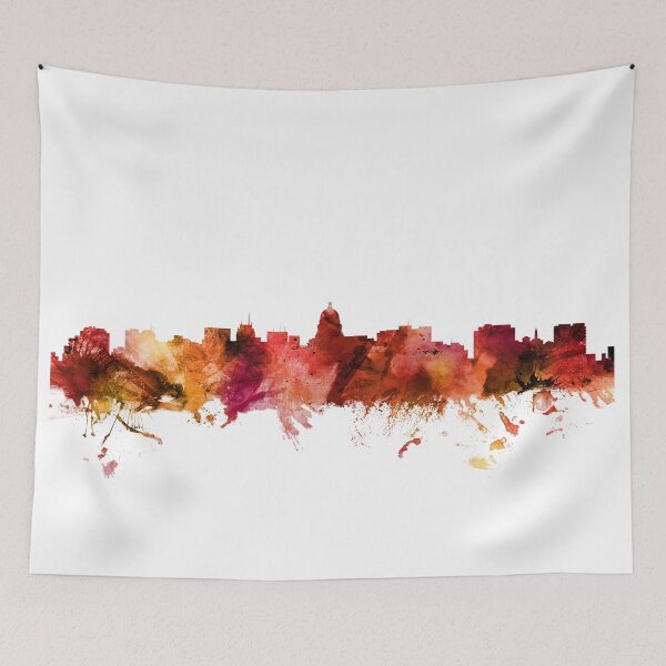 Artikelvorschau, Madison Wisconsin Skyline entworfen und verkauft von ArtPrints.