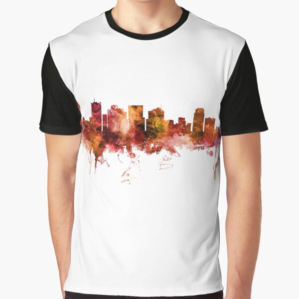 Aperçu de l'œuvre Phoenix Arizona Skyline créée et vendue par ArtPrints.
