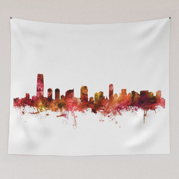 Item preview, Jersey City New Jersey Skyline designed and sold by ArtPrints.