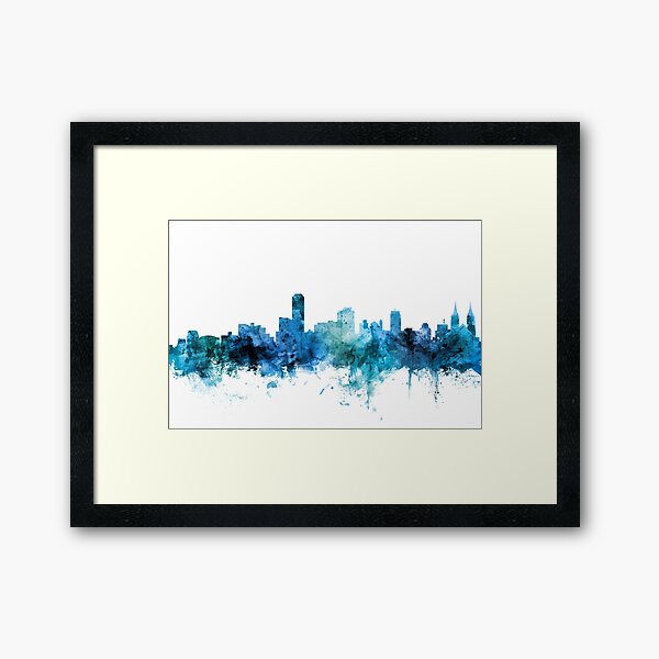 Item preview, Adelaide Australia Skyline designed and sold by ArtPrints.