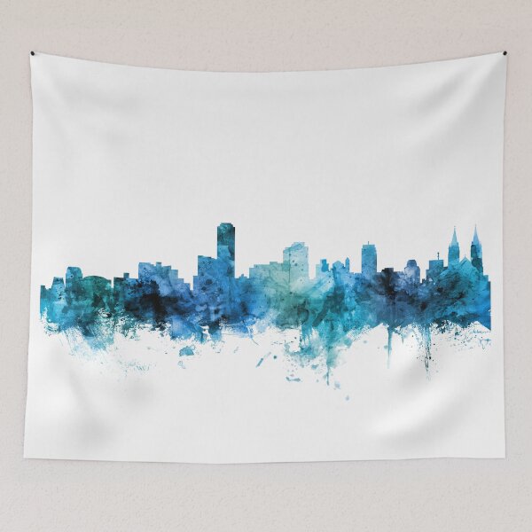 Item preview, Adelaide Australia Skyline designed and sold by ArtPrints.