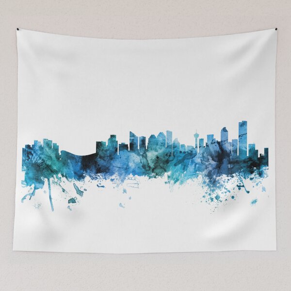 Item preview, Calgary Canada Skyline designed and sold by ArtPrints.