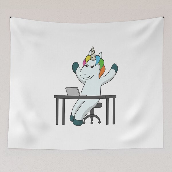 Item preview, Unicorn desk office gift fable working designed and sold by Franja2.
