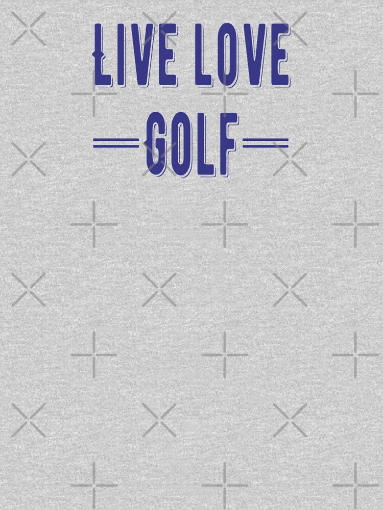 Live - Life - Golf Blue Design by madtoyman