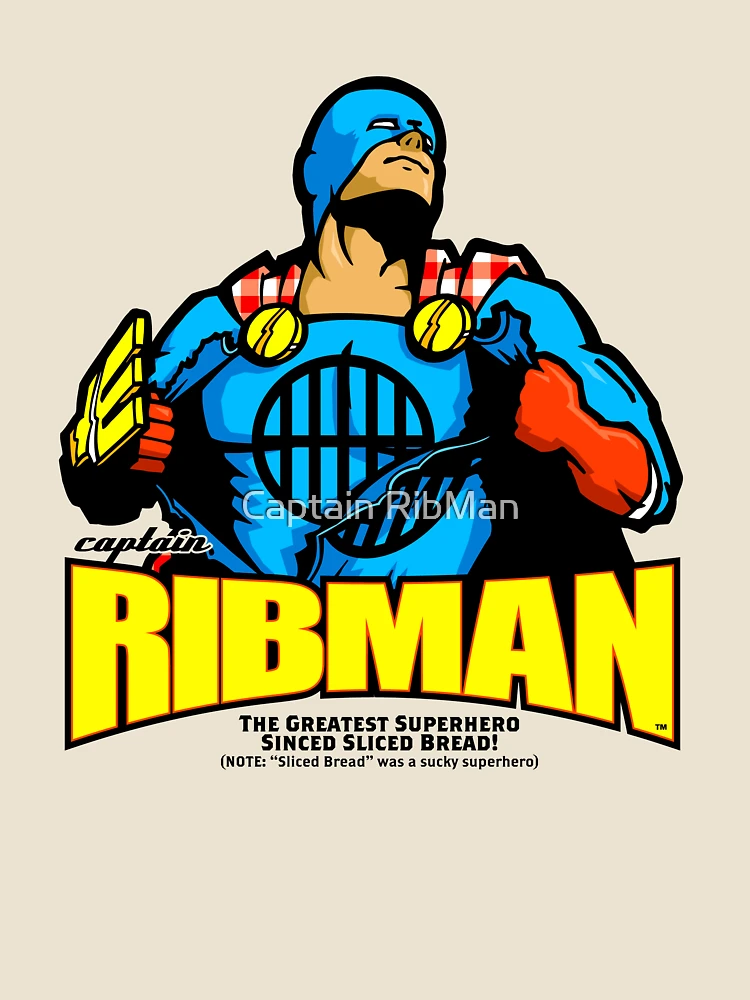 Thumbnail 4 of 4, Relaxed T-Shirt, Captain RibMan, Ahoy! designed and sold by Captain RibMan.