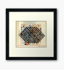 MATRIX PATTERN Framed Print