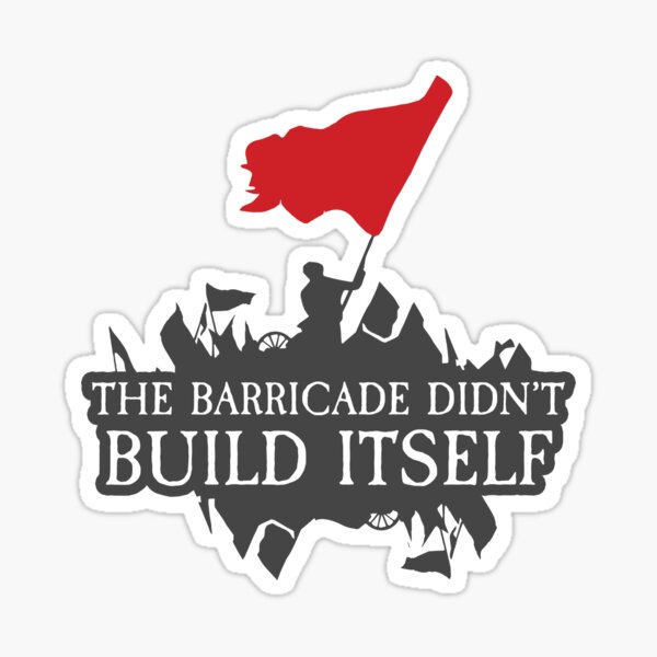 Artikel-Vorschau von Les Misérables: Die Barrikade hat sich nicht von selbst gebaut, designt und verkauft von Linus Karsai.