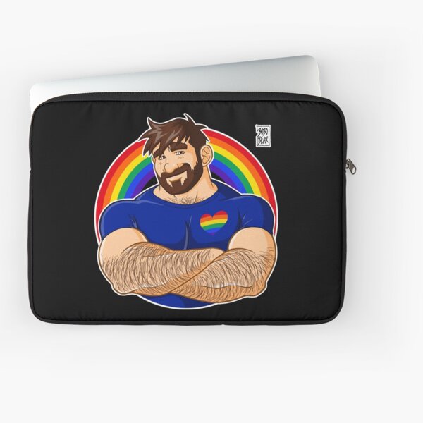 ADAM LIKES CROSSING ARMS - GAY PRIDE Laptop Sleeve