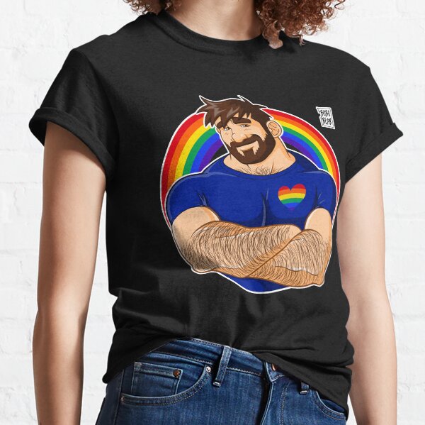 ADAM AIME LES BRASSAGES - GAY PRIDE T-shirt classique
