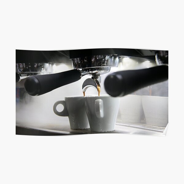 Steamy Dreamy Espresso Extraction Poster