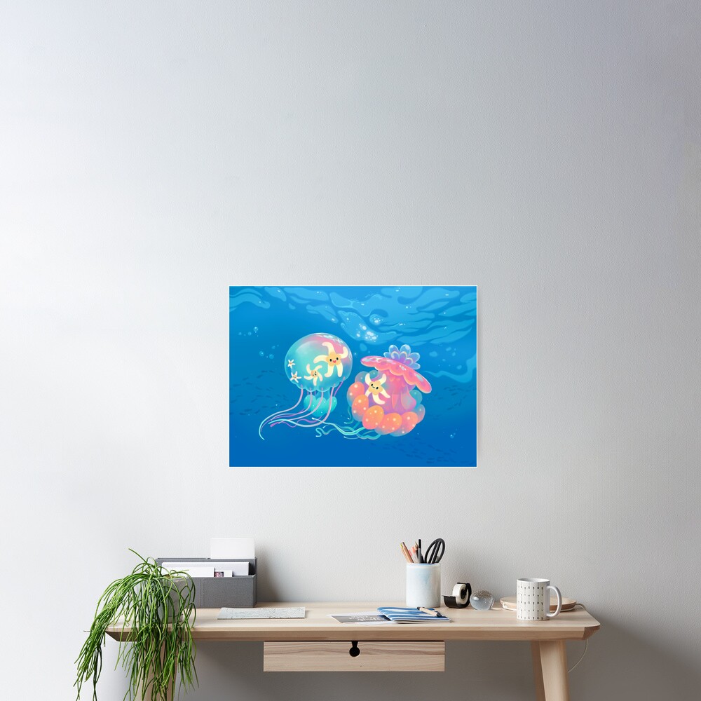 Jellyfish bus Poster