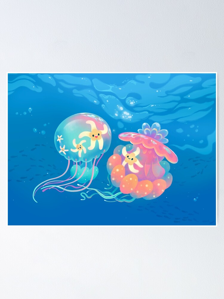 Alternate view of Jellyfish bus Poster