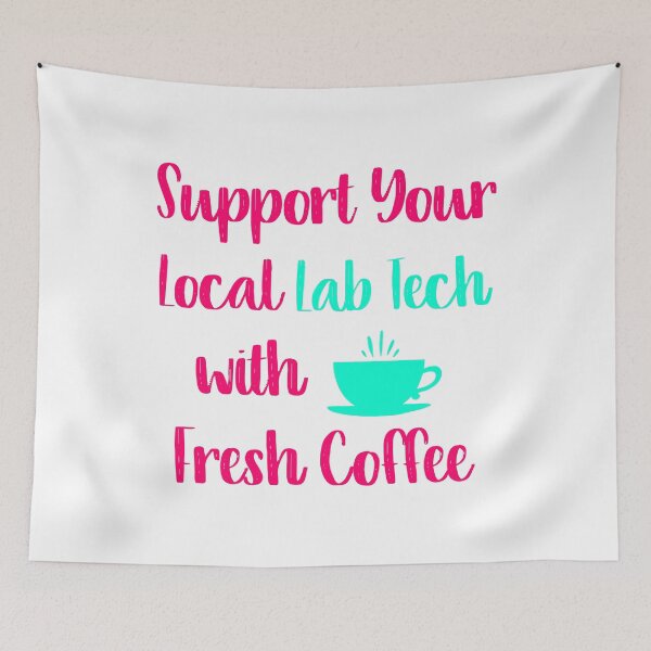 Item preview, Support Your Local Lab Tech Fun Medical Gift designed and sold by at85productions.