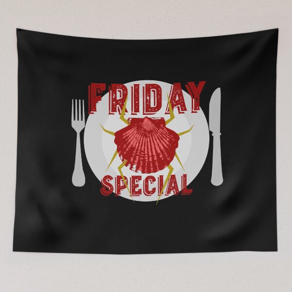Item preview, Halloween Scary friday red clam special designed and sold by PincGeneral.