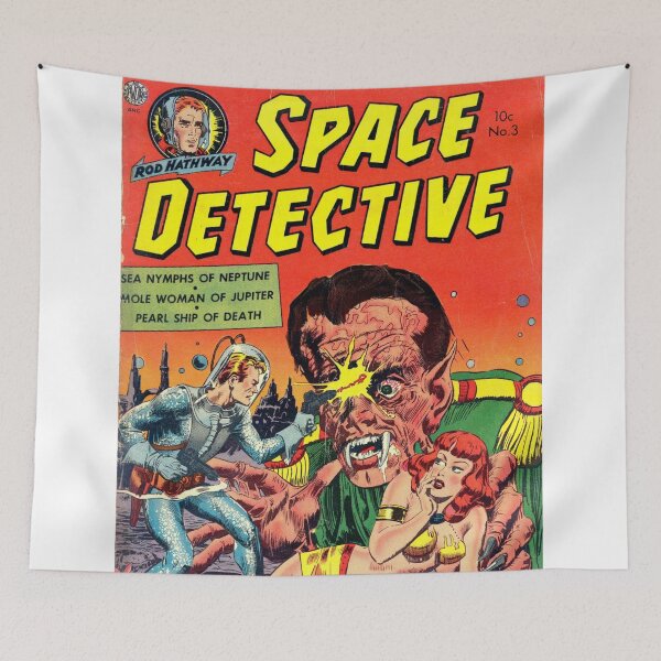 Item preview, VINTAGE SCI-FI: Space Detective - Sea Nymphs of Neptune Science Fiction Illustration designed and sold by 12thStFactory.