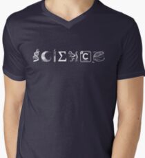 SCIENCE (COEXIST) Men's V-Neck T-Shirt