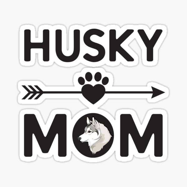 Husky Mom vinyl decal