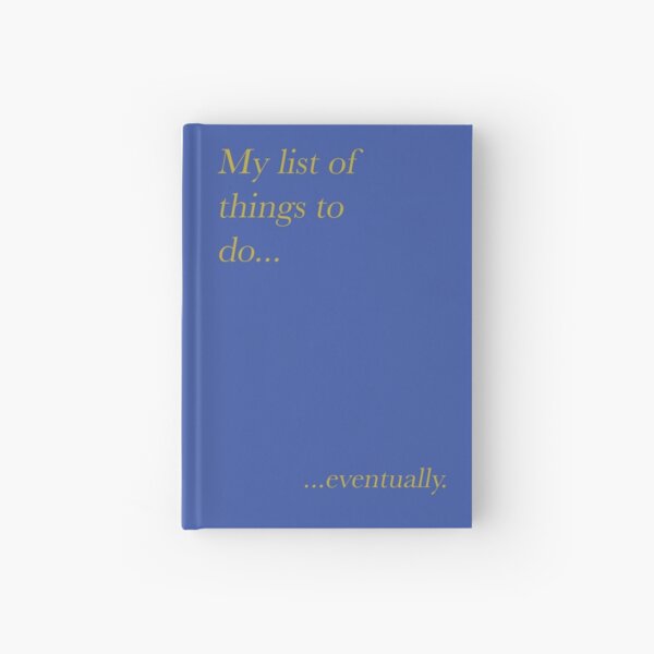 Item preview, My List of things to do humorous (Blue) designed and sold by WayneBrant.