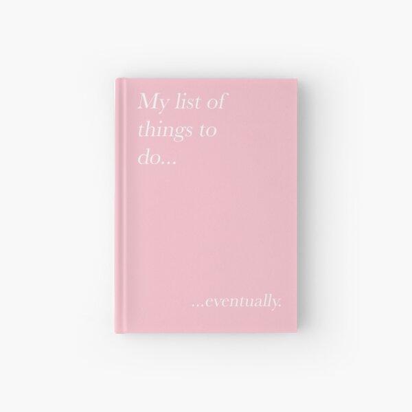 Item preview, My List of things to do humorous (Pink) designed and sold by WayneBrant.