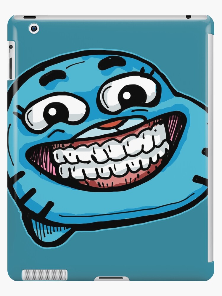 Gumball Watterson from The Amazing World of Gumball™ with a Funny Cheesy  Smile iPad Case & Skin for Sale by sketchNkustom