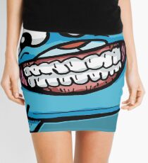 Gumball Watterson from The Amazing World of Gumball™ with a Funny Cheesy Smile Mini Skirt