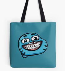 Gumball Watterson from The Amazing World of Gumball™ with a Funny Cheesy Smile Tote Bag