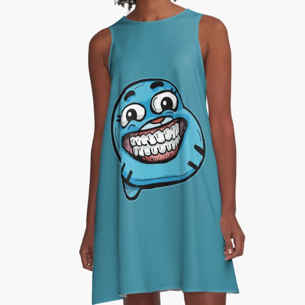 Gumball Watterson from The Amazing World of Gumball™ with a Funny Awkward Smile Gumball Watterson from The Amazing World of Gumball™ with a Funny Awkward Smile