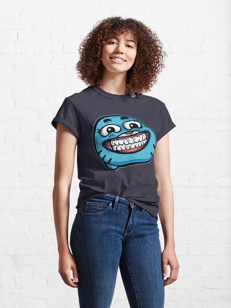Alternate view of Gumball Watterson from The Amazing World of Gumball™ with a Funny Cheesy Smile Classic T-Shirt