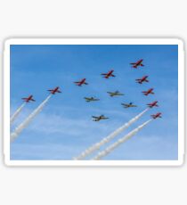 Red Arrows and Eagle Squadron Team Sticker