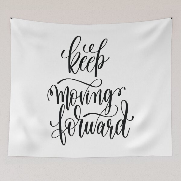 Item preview, Keep Moving Forward Inspirational Quotes designed and sold by ProjectX23.