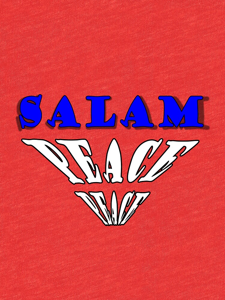 salam peace t shirt