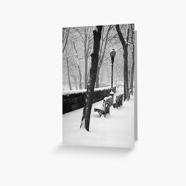 Old Bench Greeting Card