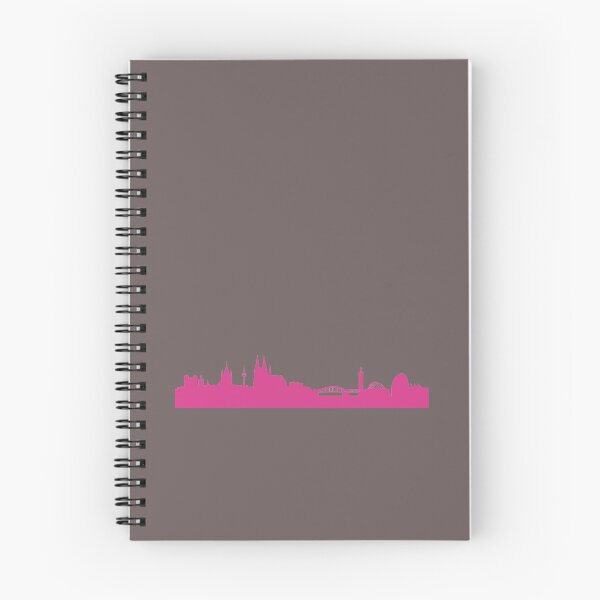 Item preview, Cologne skyline pink designed and sold by 44spaces.