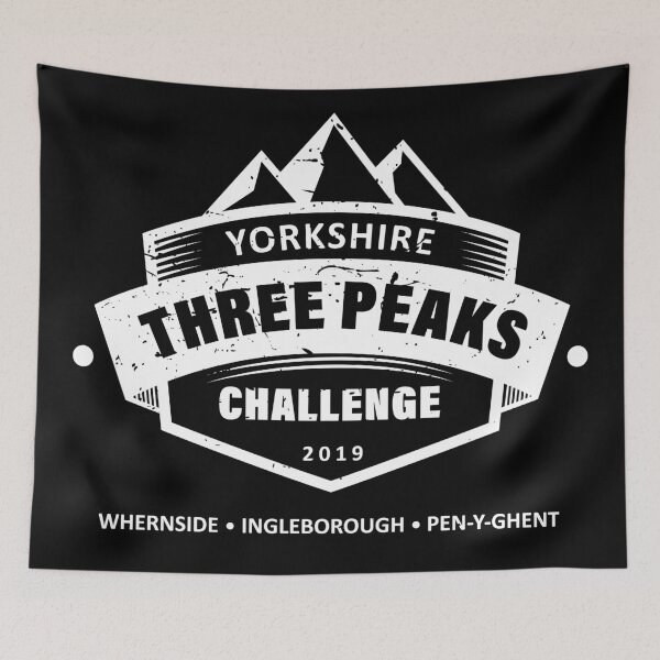 Item preview, Yorkshire 3 Peak Challenge Emblem (White) designed and sold by MartineMeeka.