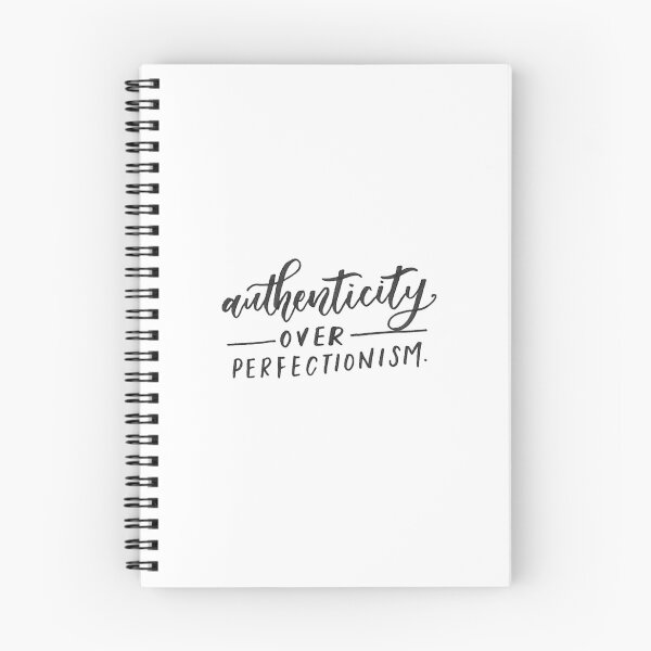 Item preview,  Authenticity Over Perfectionism Handlettered Calligraphy Sticker designed and sold by jinggstudies.